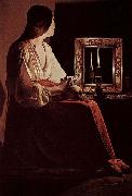 Georges de La Tour The Penitent Magdalene, Metropolitan china oil painting artist